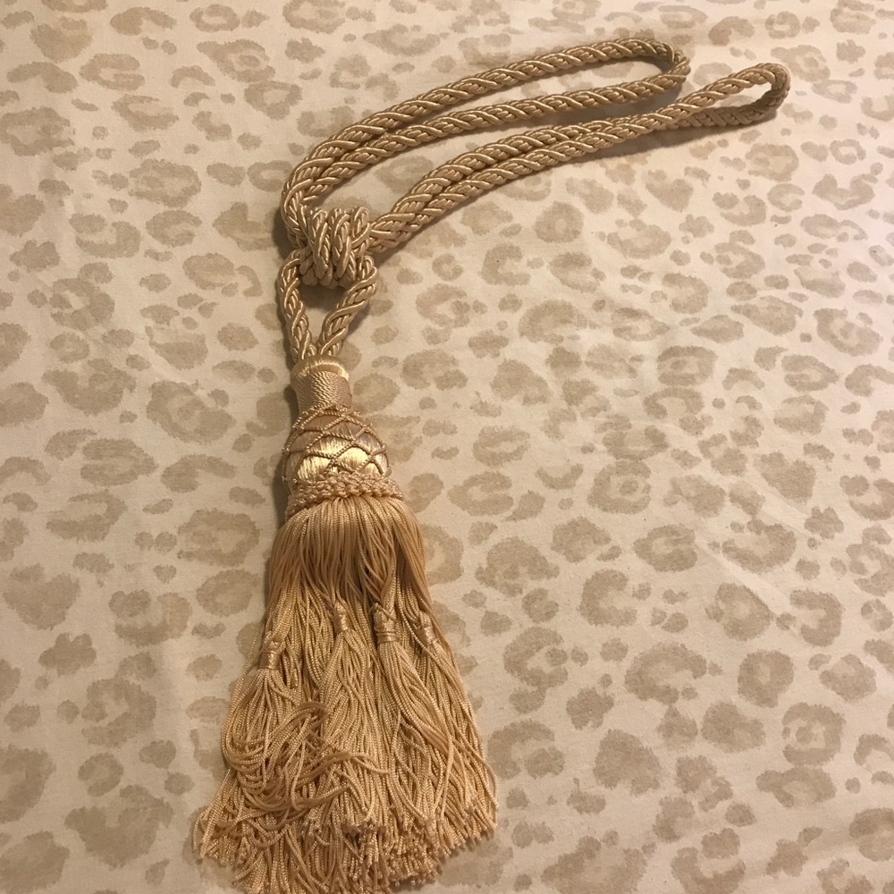 Beautiful light gold Tassel